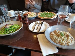 Thoughtful plant based entrees, pasta, pizza and desserts at Prego Restaurant in Auckland