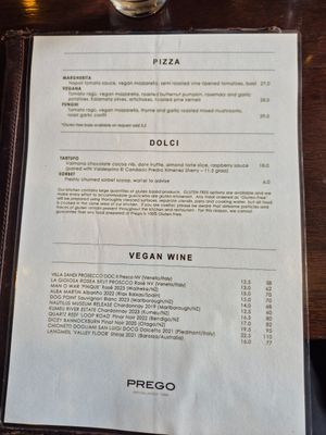  at Prego Restaurant in Auckland