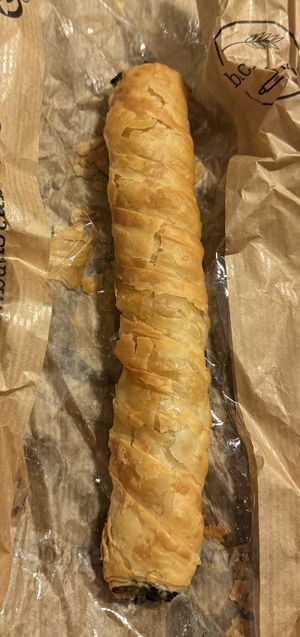 Spinach borek  at Backstube Tromsoe in Tromsoe