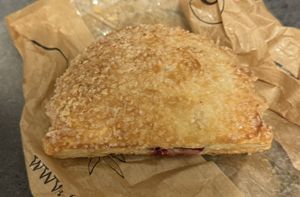 Cherry pastry   at Backstube Tromsoe in Tromsoe