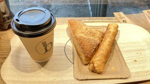 Pastries and coffee    at Backstube Tromsoe in Tromsoe
