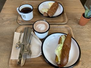 Vegan grilled cheezy   at Wild & The Moon - Arnold Schönberglaan in Amsterdam