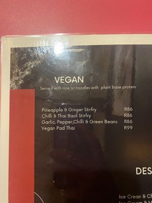   at Pink Duck Thai Kitchen in Durban