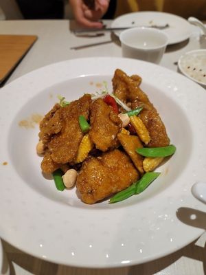 Kung Pao coconut meat  at Bene Veggie in Kaohsiung