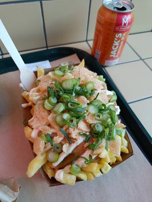 Sate fries at Tastebuds in Antwerpen