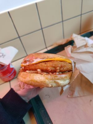 Chicken burger at Tastebuds in Antwerpen