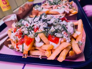 Loaded Fries at Tastebuds in Antwerpen