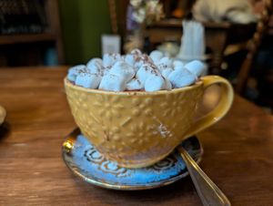  at Wonderland Café in Santiago