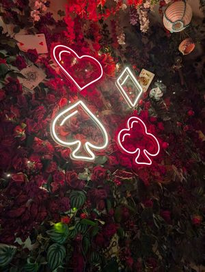  at Wonderland Café in Santiago