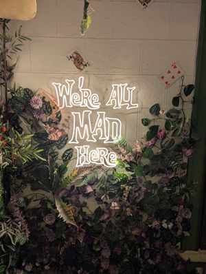  at Wonderland Café in Santiago