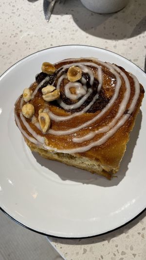 Cinnamon roll  at Casa Nueza in Buenos Aires
