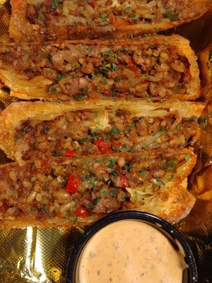 Boudin Egg Rolls at La Setima Club in Tampa