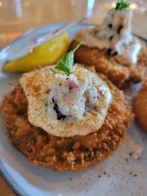 Fried Green Tomatoes at La Setima Club in Tampa