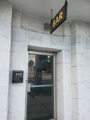 Front door at La Setima Club in Tampa