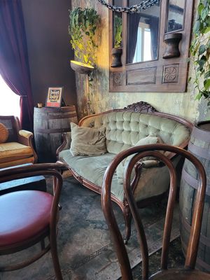 Relaxing corner at La Setima Club in Tampa