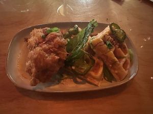 V day special - Chik n waffles   at La Setima Club in Tampa