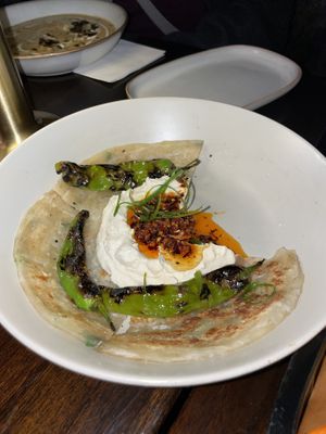 scallion pancake   at La Setima Club in Tampa