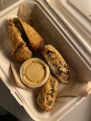 Boudin egg rolls  at La Setima Club in Tampa