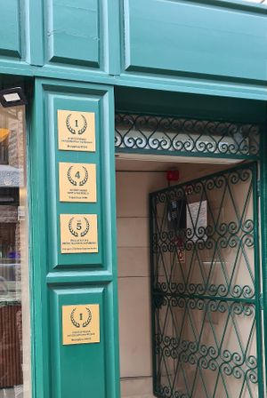 The entry that CALLED for us! at Scoop 'n Dough in Cascais