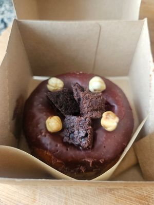 Chocolate hazelnut (has a mousse filling too!) at Scoop 'n Dough in Cascais