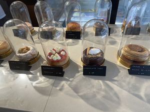 Some of the available cakes - freshly made   at Scoop 'n Dough in Cascais