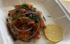 Faux lox  at Food Tour V in St Augustine