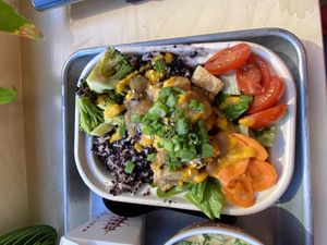 Tokyo Roboto with signature rice n salad  at Pow Pow - I St NW  in Washington