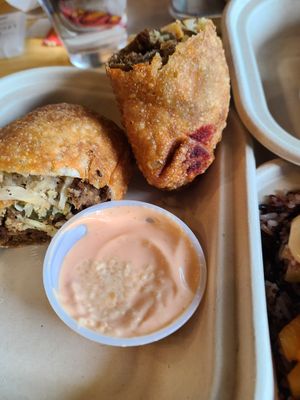 Seitan pastrami egg roll at Pow Pow - I St NW  in Washington