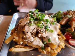 Fries with poutine  at Pow Pow - I St NW  in Washington