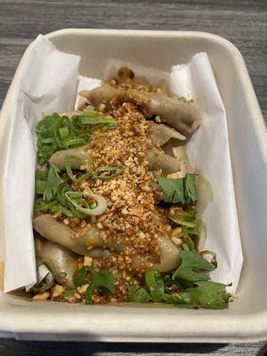 Sichuan dumplings  at Pow Pow - I St NW  in Washington