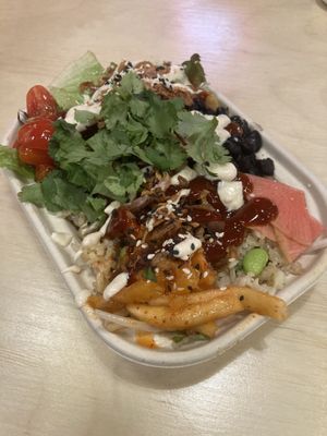 K town bbq bowl - delish!  at Pow Pow - I St NW  in Washington