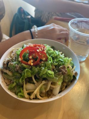Carbonara bowl  at Pow Pow - I St NW  in Washington