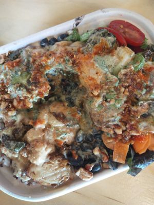 Yoga Dragon substitute with cauliflower at Pow Pow - I St NW  in Washington