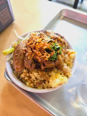 Steak bowl at Pow Pow - I St NW  in Washington