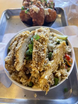 Fried chickn  at Pow Pow - I St NW  in Washington