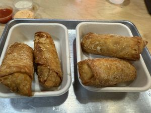 Habanero midnight marauder egg roll and buffalo chicken egg roll   at Pow Pow - I St NW  in Washington