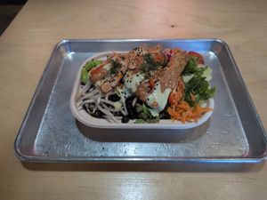 Yoga Dragon with Chick'n at Pow Pow - I St NW  in Washington