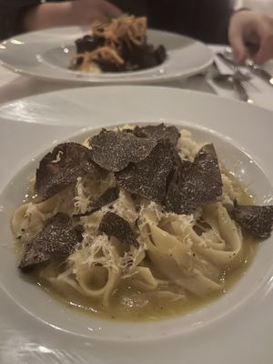 Truffle pasta, tasty but not worth it  at Crossroads Kitchen in Calabasas