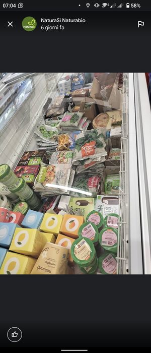 Surgelati at NaturaSí in Cecina