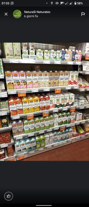 Bevande Vegetali at NaturaSí in Cecina