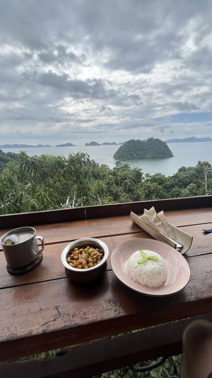 What a view! 😊  at TriVal El Nido in El Nido