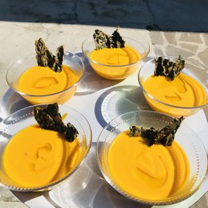 Vellutata di zucca at Vegan Home Restaurant da Katia & Luca in Dro