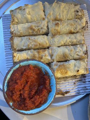 Cheese breadsticks with marinara. Yummy option!  at Archetype Pizza in York
