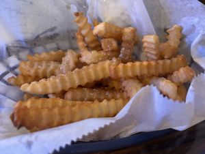 Delicious, crispy fries  at Archetype Pizza in York