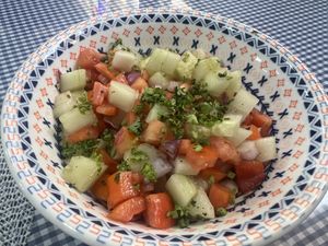 Mediterranean cucumber salad   at Koren's Restaurant - Maybe closed in Puerto Galera