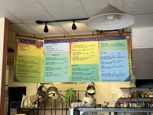 menu  at Veg Out in Haiku