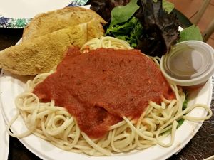 spaghetti at Veg Out in Haiku