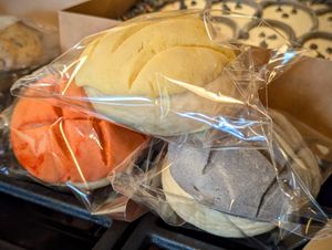 Conchas at Azalea's Bakery in Boise