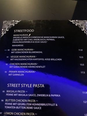 VG = Vegan   at Rasmalai in Munich