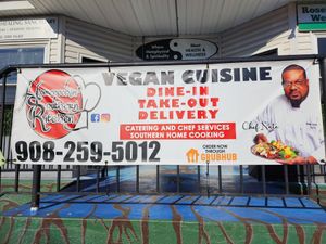 Sign out front. at Homecookin' Southern Kitchen in Roselle